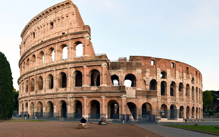 The Colosseum in Rome, Italy